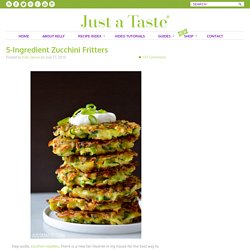 5-Ingredient Zucchini Fritters Recipe