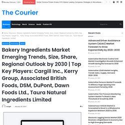 Top Key Players: Cargill Inc., Kerry Group, Associated British Foods, DSM, DuPont, Dawn Foods Ltd., Taura Natural Ingredients Limited – The Courier