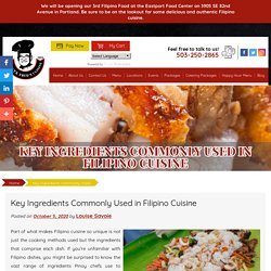 Key Ingredients Commonly Used in Filipino Cuisine