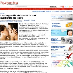 Les ingrédients secrets des meilleurs baisers