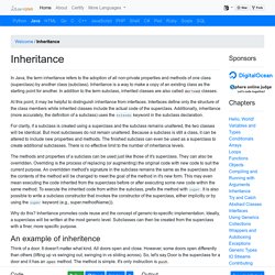 Inheritance - Learn Java - Free Interactive Java Tutorial