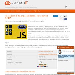 Iniciación a la programación con Javascript