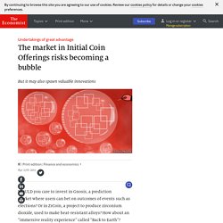 The market in Initial Coin Offerings risks becoming a bubble