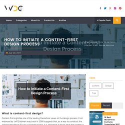 How to Initiate Content First Design Process - WebDesignColumn