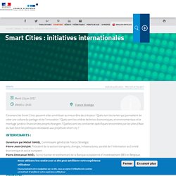 Smart Cities : initiatives internationales - 13/06/17