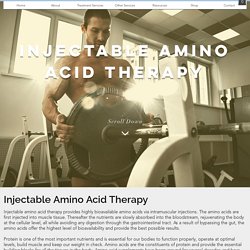 Injectable Amino Acid Therapy Services Texas – Frontline Alternative