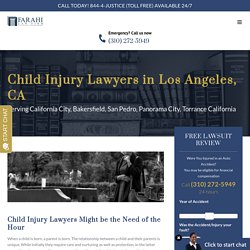 #1 Child Injury Lawyers