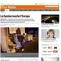 Injustice: La famine touche l'Europe - Monde