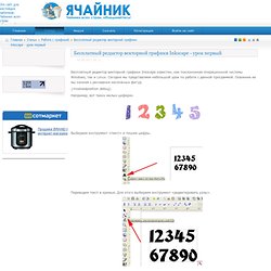 Бесплатный редактор векторной графики Inkscape - урок первый - Ячайник - сайт для настоящих чайников