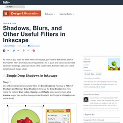 Shadows, Blurs, and Other Useful Filters in Inkscape