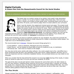 Inkscape and OER Portraits - Lesson Plan
