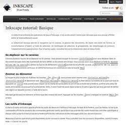 Inkscape tutorial: Basique