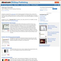 Inkscape Tutorials for Desktop Publishing