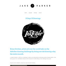 The Inktober Initiative - Mr Jake Parker