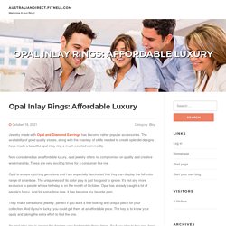 Opal Inlay Rings: Affordable Luxury