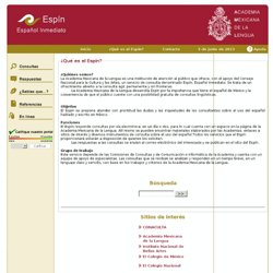 Español Inmediato - Academia Mexicana de la Lengua