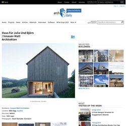 Haus Für Julia Und Björn / Innauer-Matt Architekten