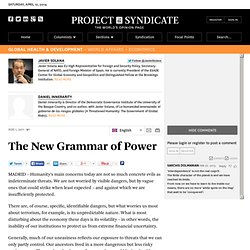 The New Grammar of Power - Javier Solana and Daniel Innerarity