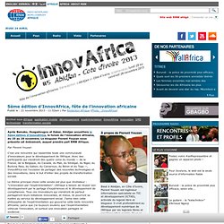 5ème édition d’InnovAfrica, fête de l’innovation africaine