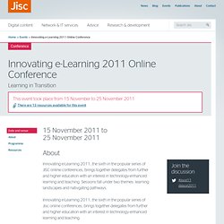 ONLINE: Innovating e-Learning 2011 Online Conference