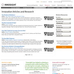 Innovation Articles and Research