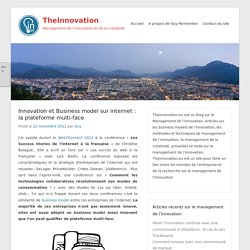 TheInnovation » Innovation et Business model sur internet : la plateforme multi-face