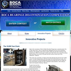 Boca Bearings 2012 Innovation Competition