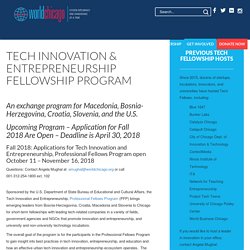 Tech Innovation & Entrepreneurship Fellowship Program