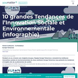 10 grandes tendances de l'Innovation sociale et environnementale