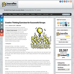 Creative Thinking Exercises for Successful Groups