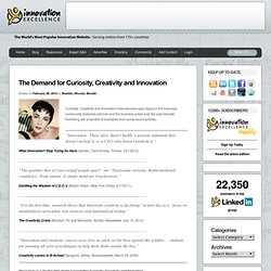 the-demand-for-curiosity-creativity-and-innovation from innovationexcellence.com