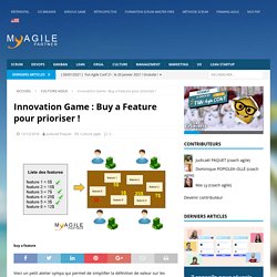 Innovation Game : Buy a Feature pour prioriser !