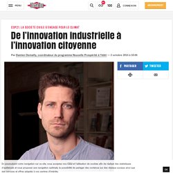 De l’innovation industrielle à l’innovation citoyenne