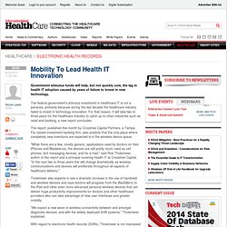 Mobility To Lead Health IT Innovation