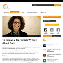Center for Data Innovation » 15 Essential Journalists Writing About Data