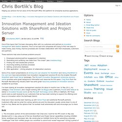 Sharepoint Innovation Management