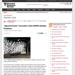 “Special Forces” Innovation: How DARPA Attacks Problems