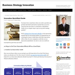 Innovation QuickStart Guide