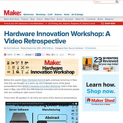 Hardware Innovation Workshop: A Video Retrospective