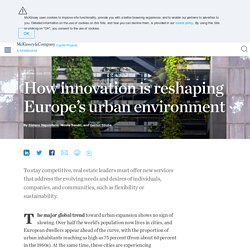 How innovation is shaping city trends in Europe