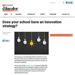 Does your school have an innovation strategy?