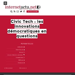 Civic Tech : les innovations démocratiques en questions