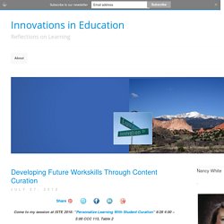 Developing Future Workskills Through Content Curation