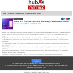 Source Soft Provides Innovative IPhone App Development Services