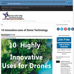 10 Innovative uses of Drone Technology
