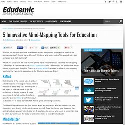 5 Innovative Mind-Mapping Tools For Education