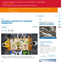 Innovative solutions for employee engagement