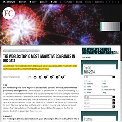 The World's Top 10 Most Innovative Companies in Big Data