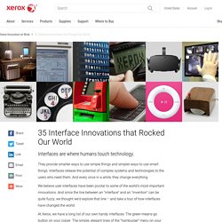 35 Innovative User Interface Examples - Xerox