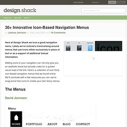 30+ Innovative Icon-Based Navigation Menus
